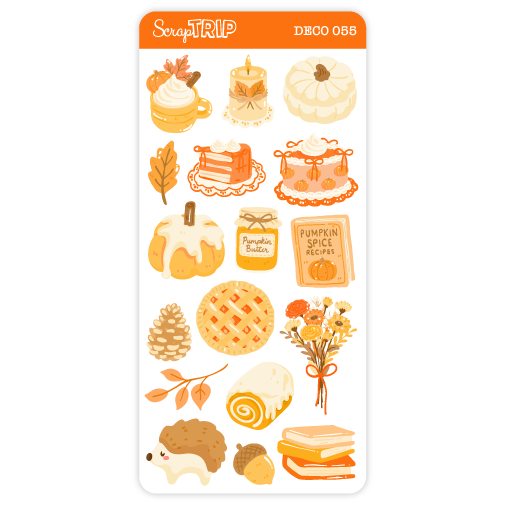 DECO055 - Adesivos Torta de Abóbora 1