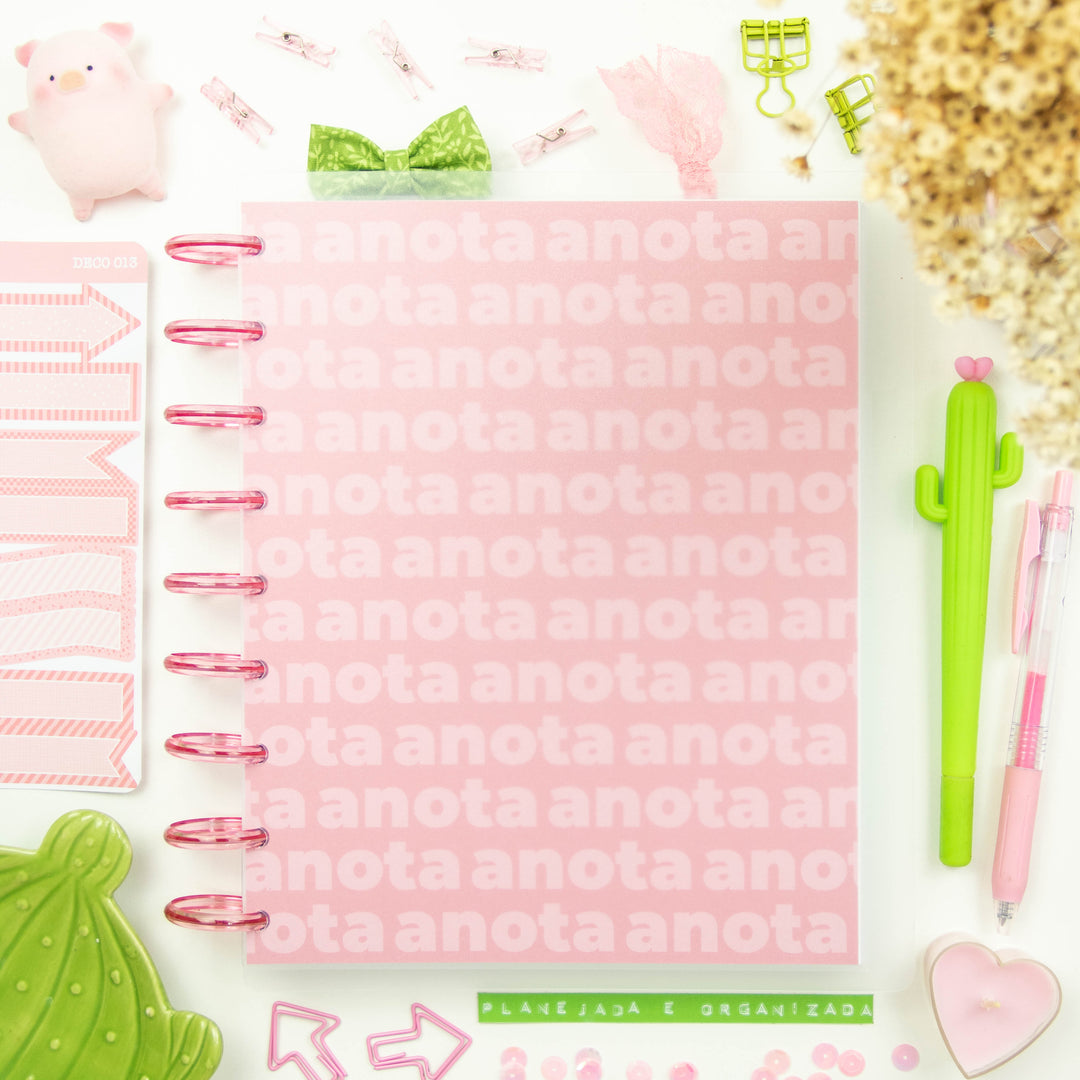 Caderno Jateado