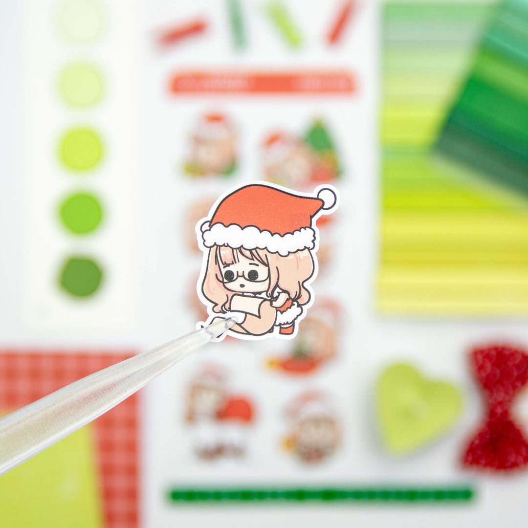 DECO039 - Adesivos Esperando o Natal 1