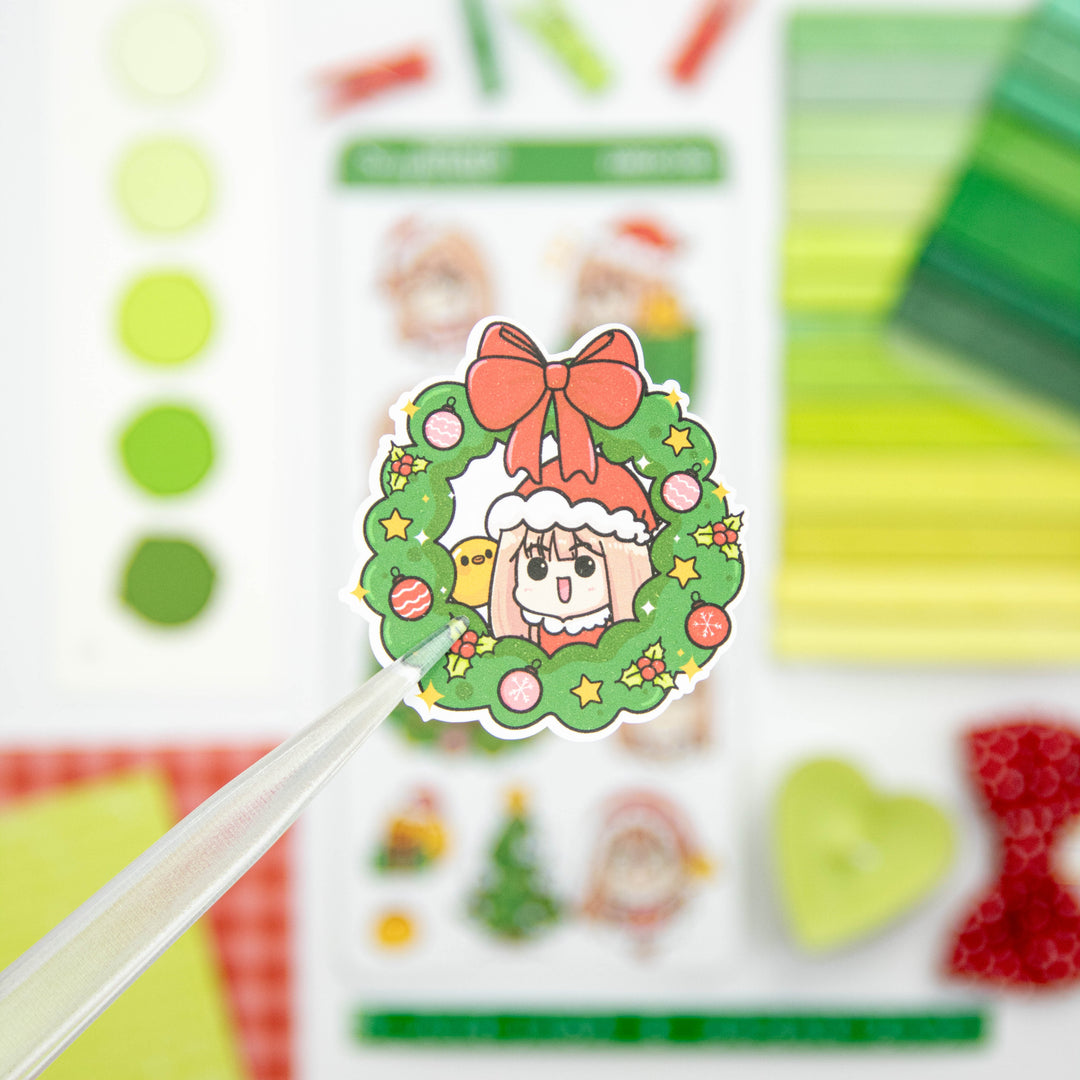DECO041 - Adesivos Esperando o Natal 3