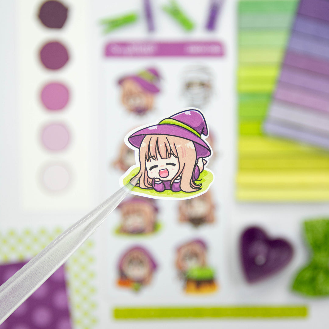 DECO042 - Adesivos Halloween Kawaii