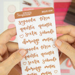 Abrir imagem na galeria, BUJO006 - Adesivos Semanas #02

