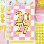 Abrir imagem na galeria, Planner 2027 Amarelo e Rosa

