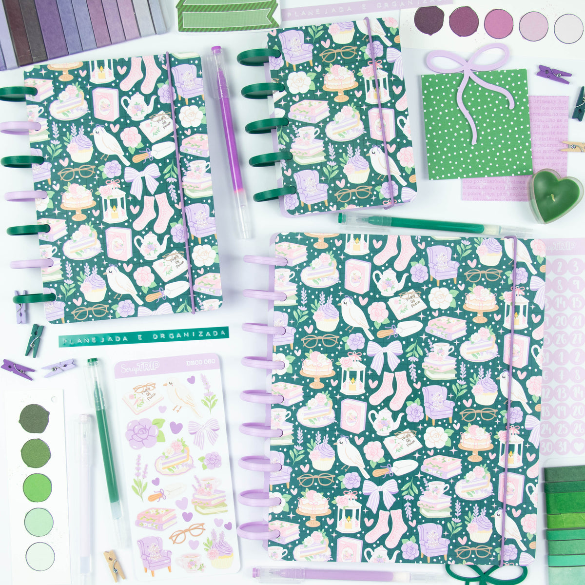 Caderno jardim literário