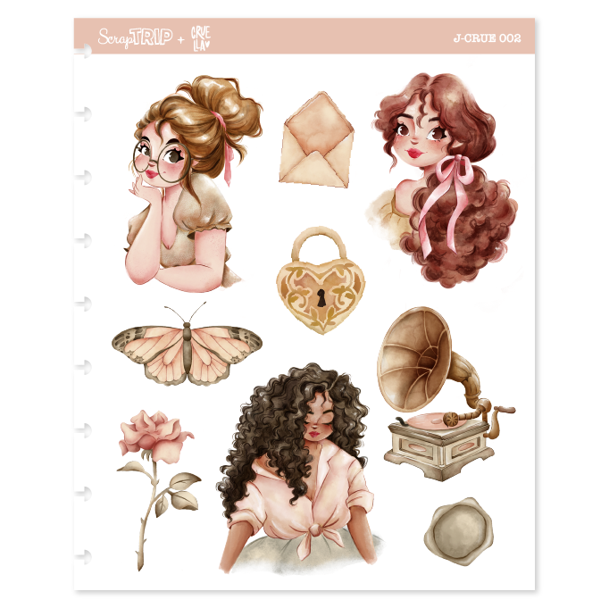 J-CRUE002 - Adesivos Jumbo Vintage 2