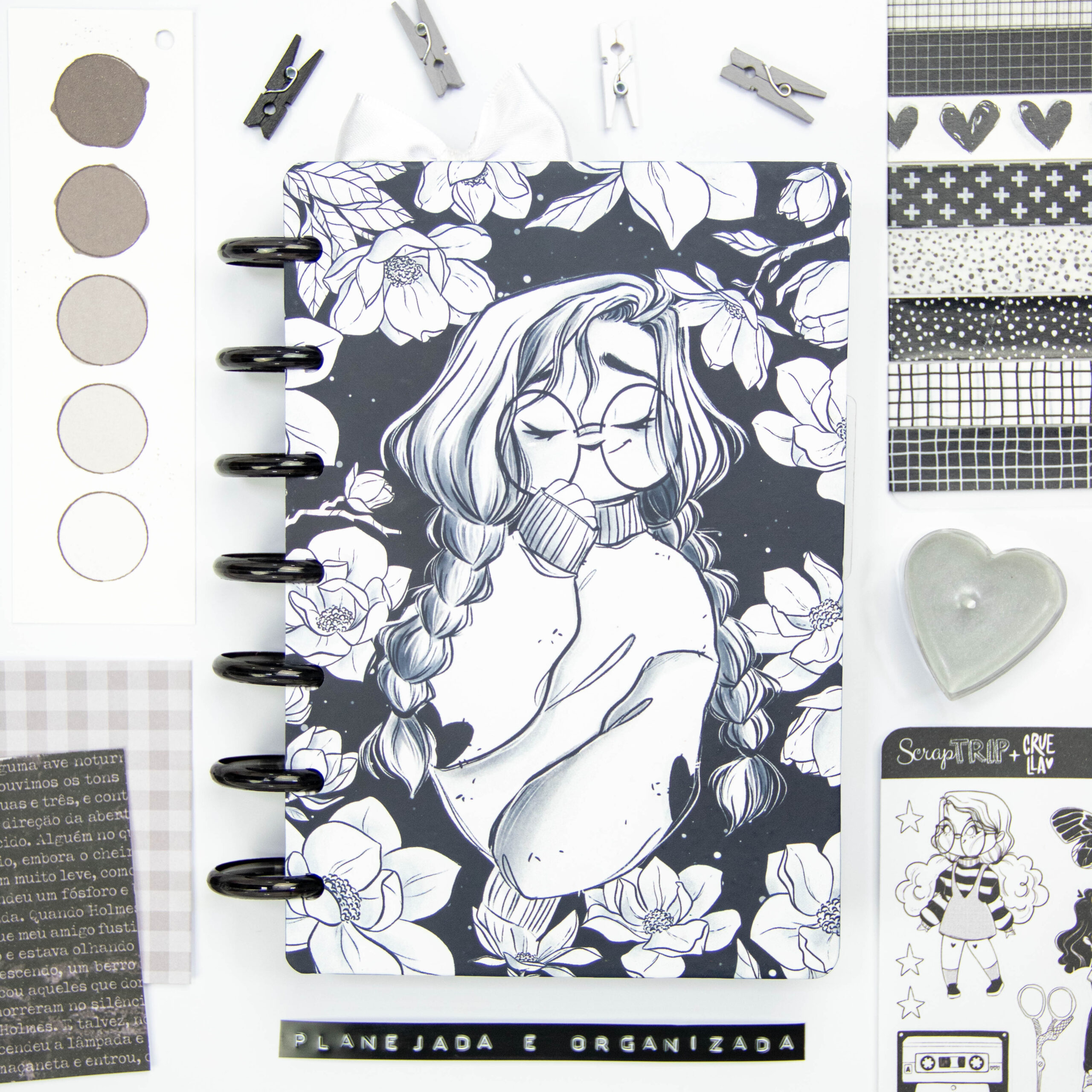 Planner Preto e Branco