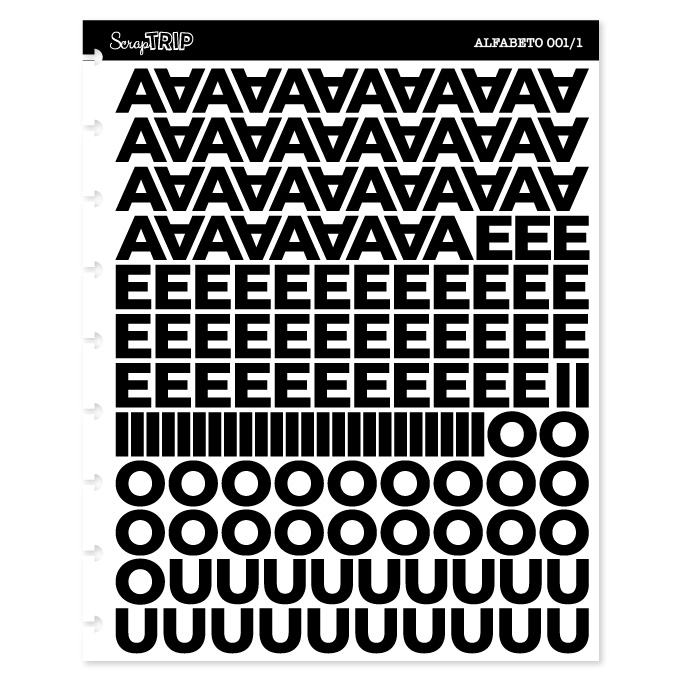 Adesivos Alfabeto 001 Branco - Imagem 2