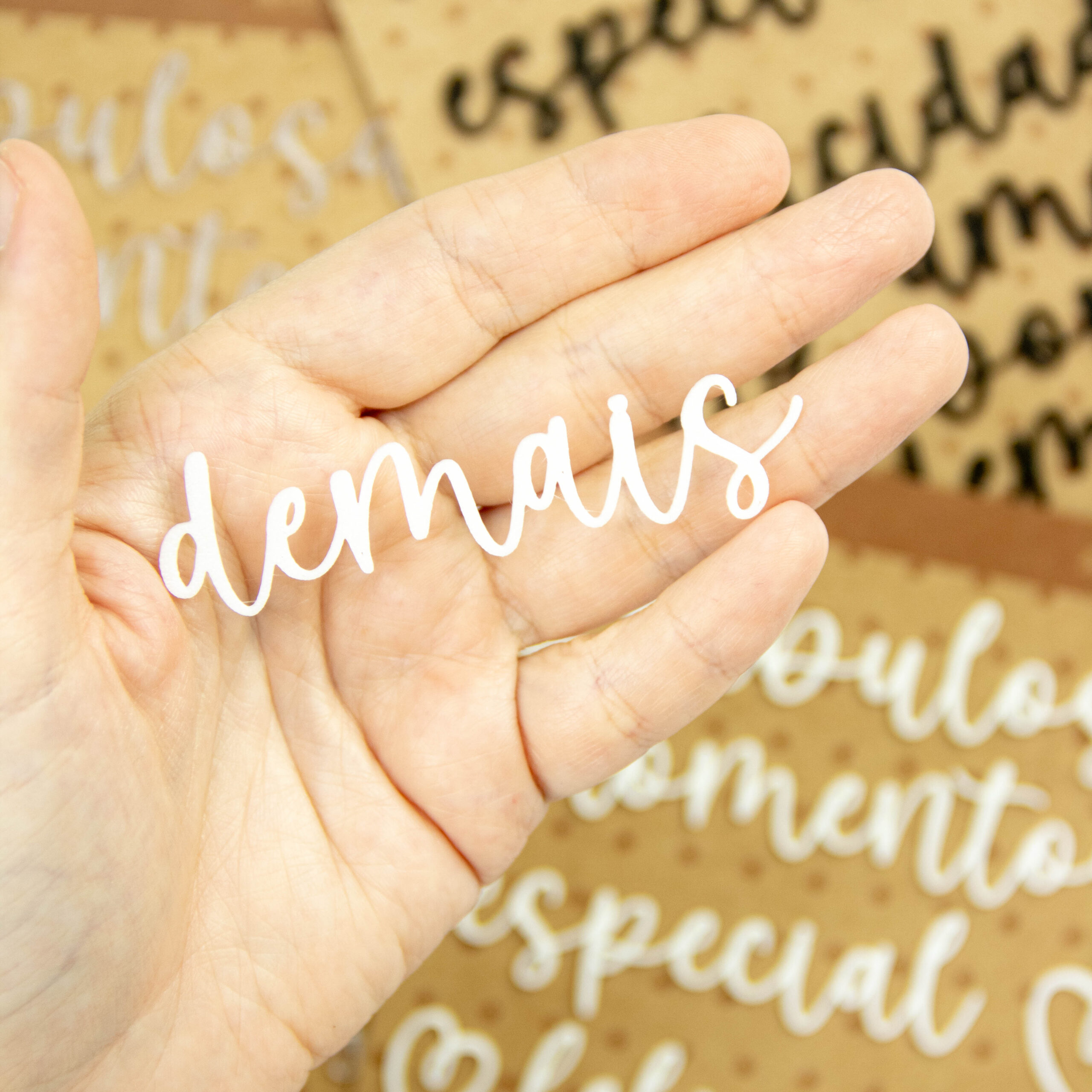 Apliques para Scrapbook Palavras Básicas - Imagem 4