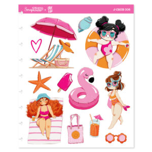 J-CRUE006 - Adesivos Jumbo Férias de Verão 2