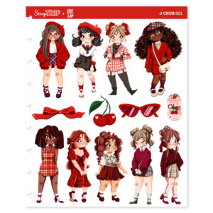J-CRUE011 - Adesivos Jumbo Cherry