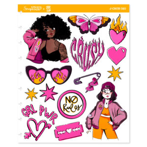 J-CRUE020 - Adesivos Jumbo Rebel Girl 2