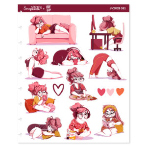 J-CRUE021 - Adesivos Jumbo Rotina