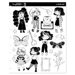 J-CRUE025 - Adesivos Jumbo Preto e Branco