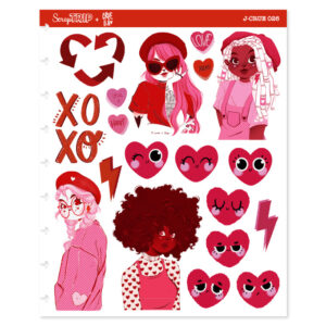 J-CRUE026 - Adesivos Jumbo Lovely