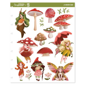 J-CRUE028 - Adesivos Jumbo Floresta Encantada