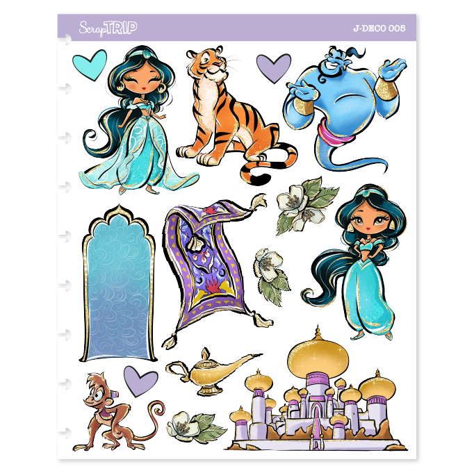 J-DECO005 - Adesivos Jumbo Jasmine