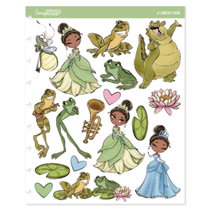 J-DECO006 - Adesivos Jumbo Tiana